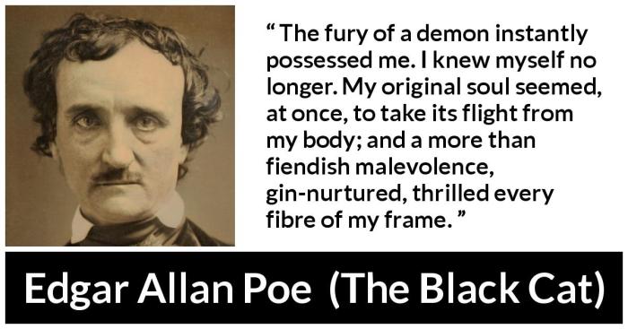 The black cat by edgar allan poe quotes