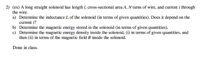 A long solenoid has a length of 0.65m