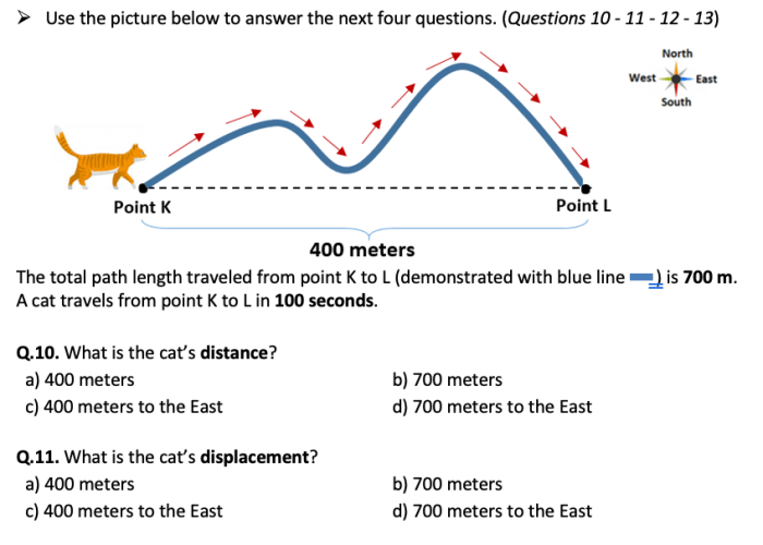 Distance displacement speed and velocity worksheet answers