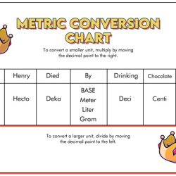 Metric mania conversion challenge answer key